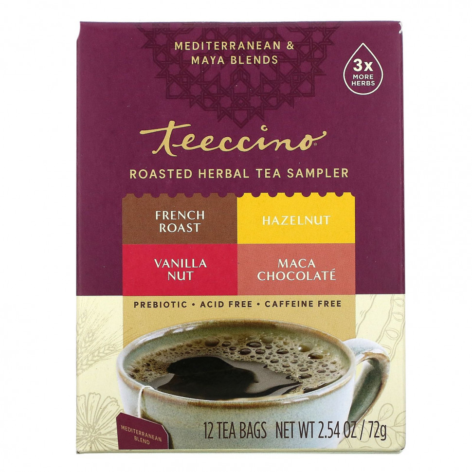  Teeccino,    , 4 ,  , 12  , 72  (2,54 )    -     , -, 