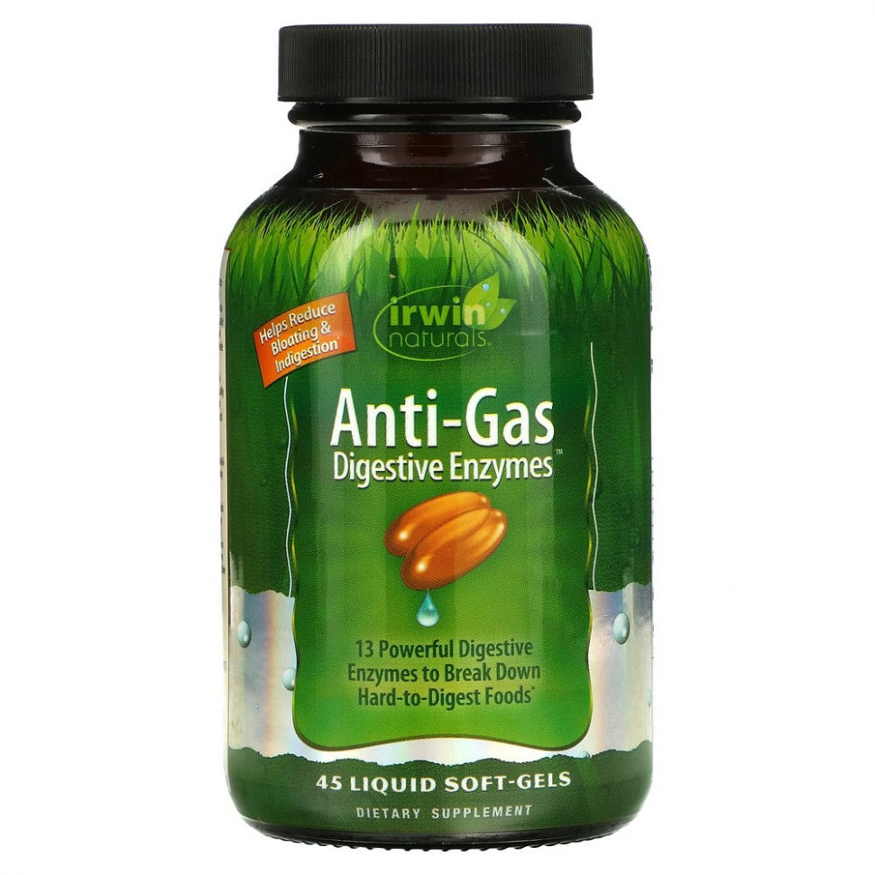  Irwin Naturals, Anti-Gas  , 45       -     , -, 