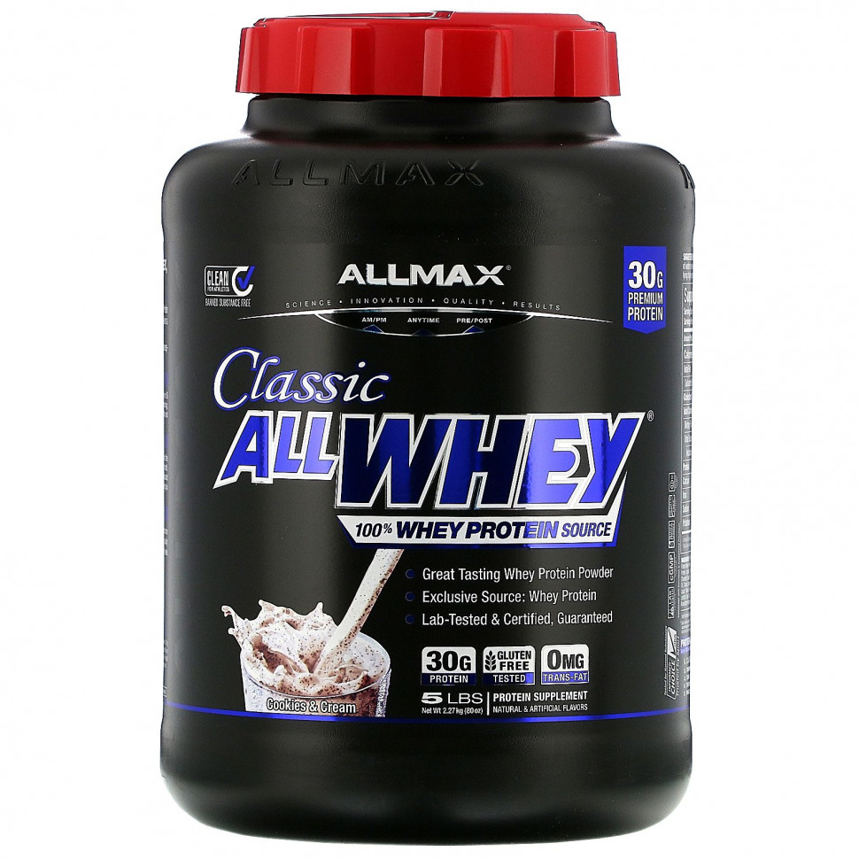  ALLMAX Nutrition, AllWhey Classic, 100%  ,   , 5  (2,27 )    -     , -, 