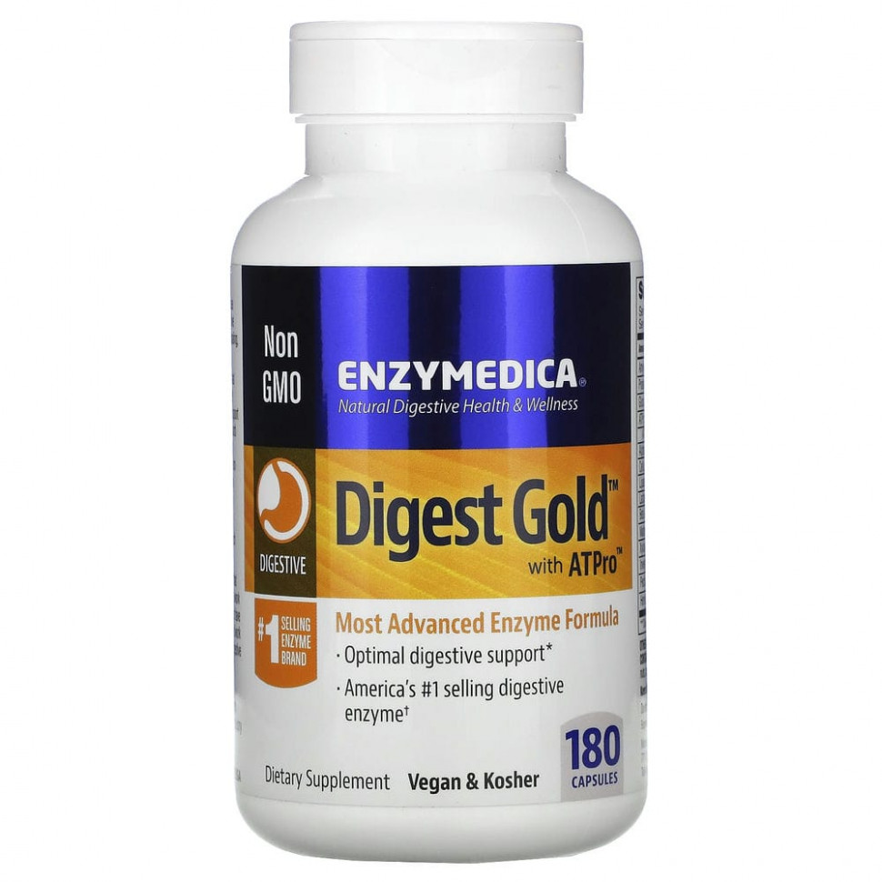  Enzymedica, Digest Gold  ATPro, 180     -     , -, 