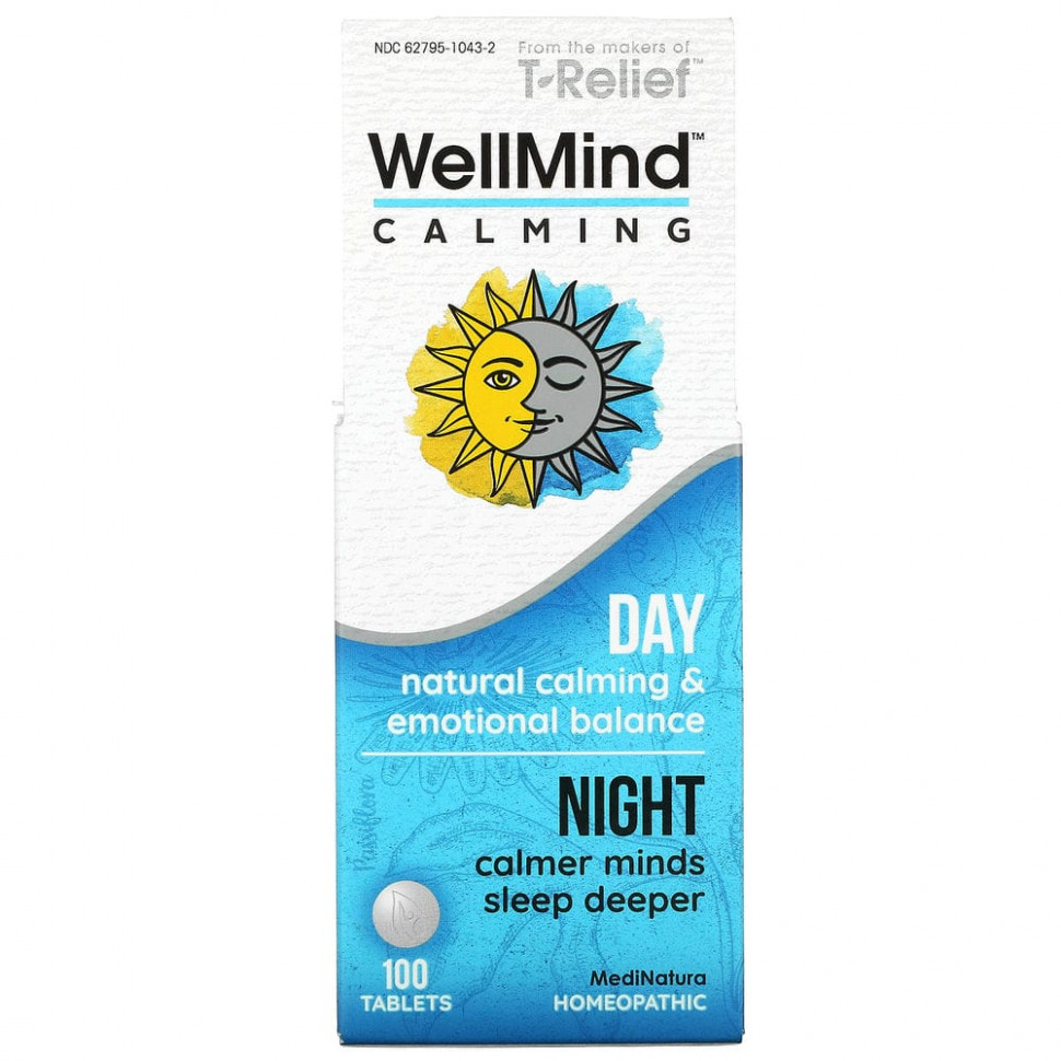  MediNatura, WellMind Calming Tablets,   , 100     -     , -, 