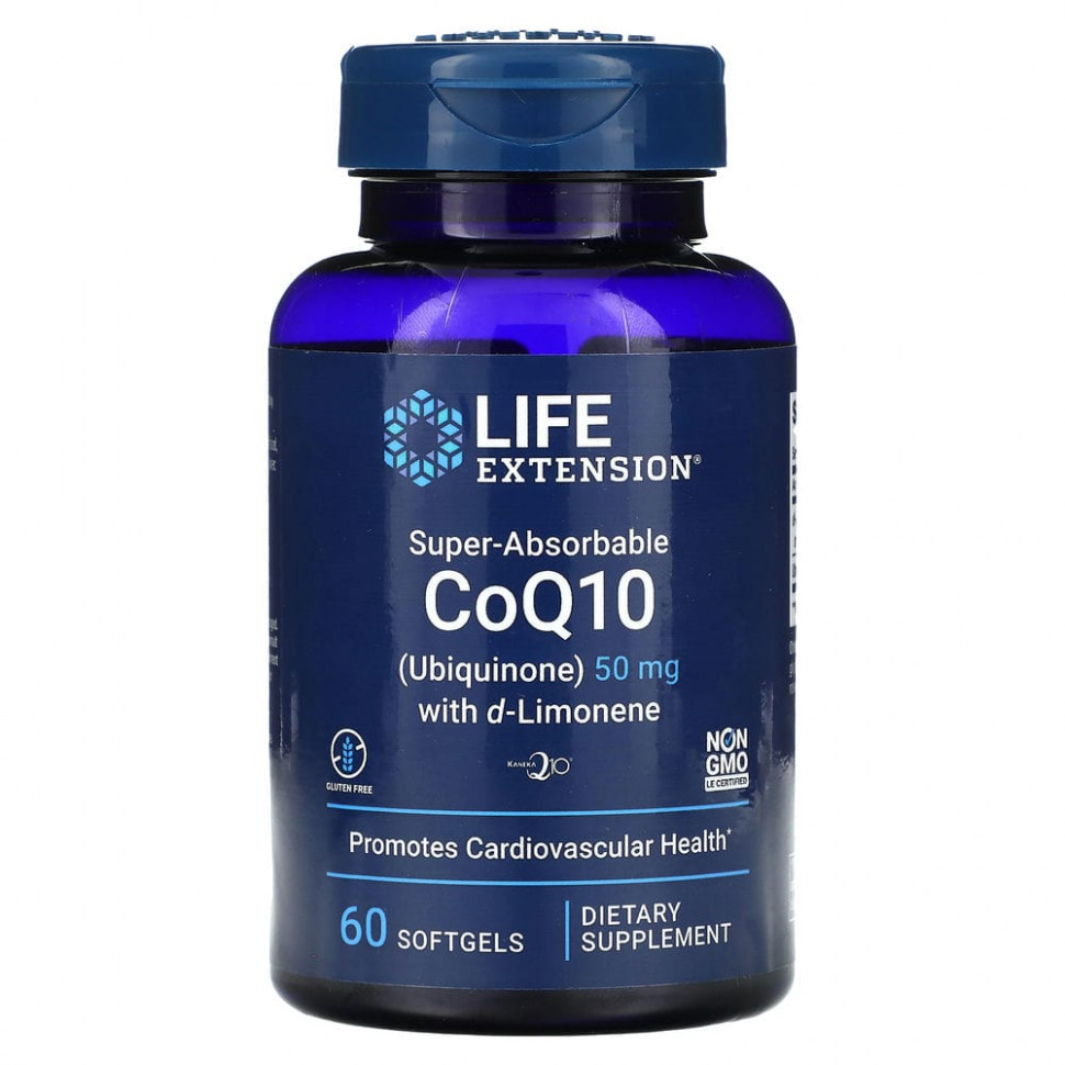  Life Extension, -  Q10  d-, 50 , 60      -     , -, 