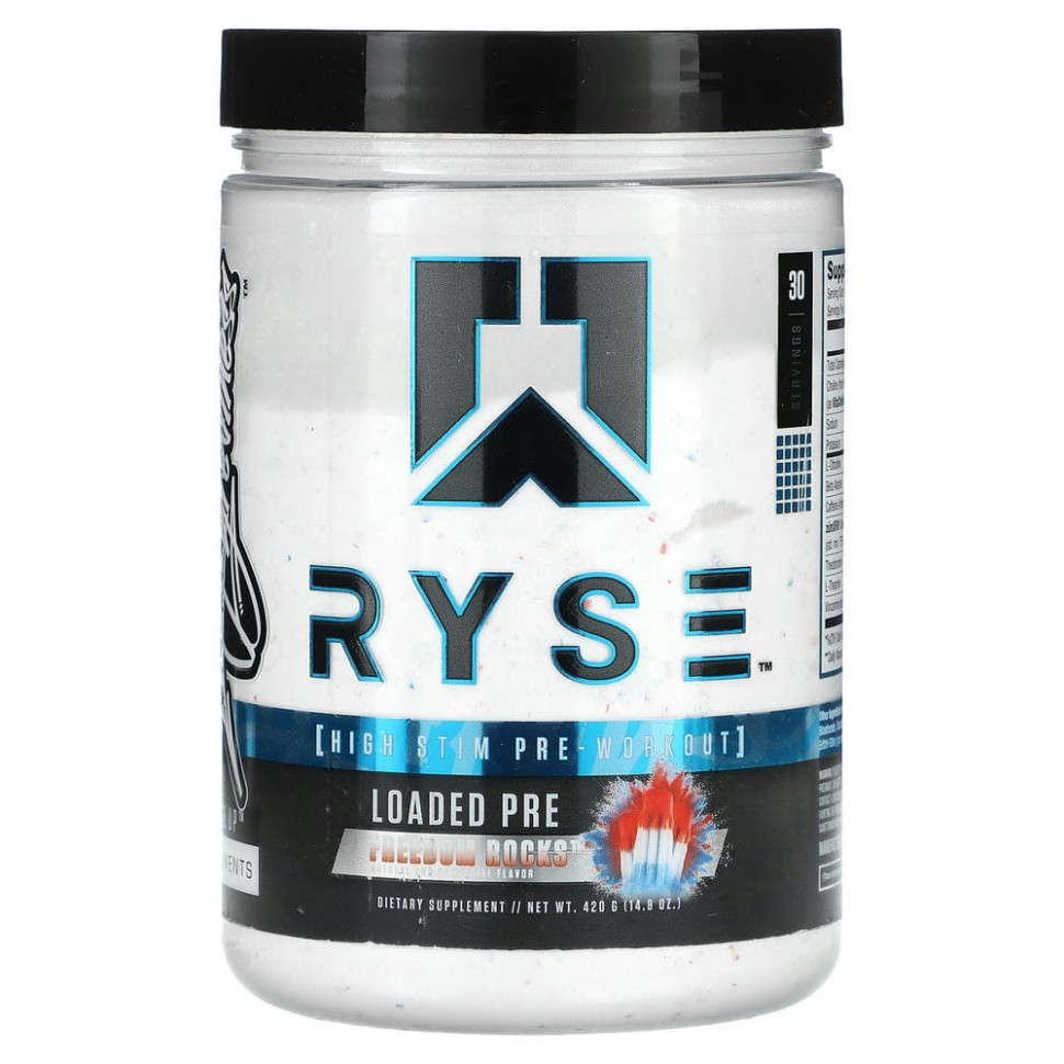  Ryse Supps, Loaded Pre, Freedom Rocks, 420  (14,8 )    -     , -, 