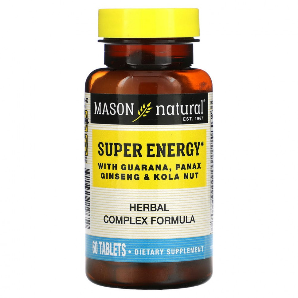  Mason Natural, Super Energy  ,    , 60   Iherb ()  