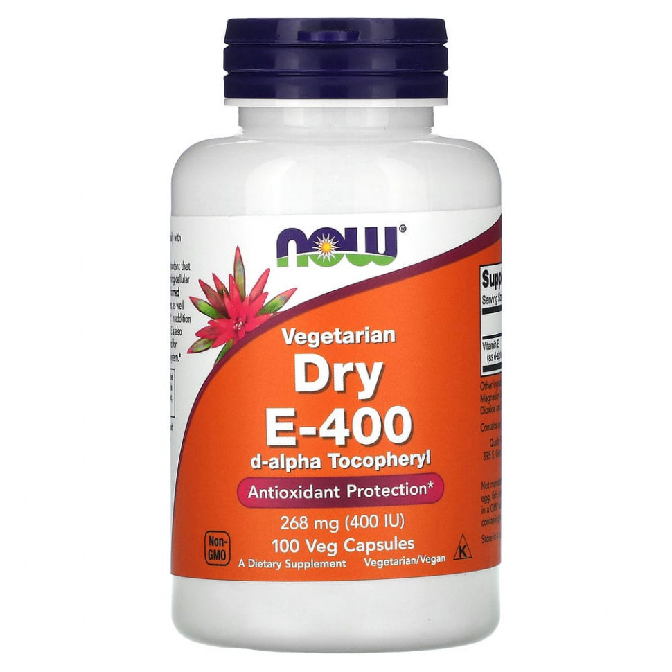  NOW Foods,  E-400,  , 268  (400 ), 100      -     , -, 