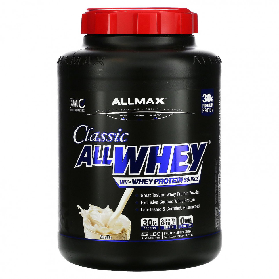  ALLMAX Nutrition, AllWhey Classic, 100%-  ,  , 5  (2,27 )    -     , -, 