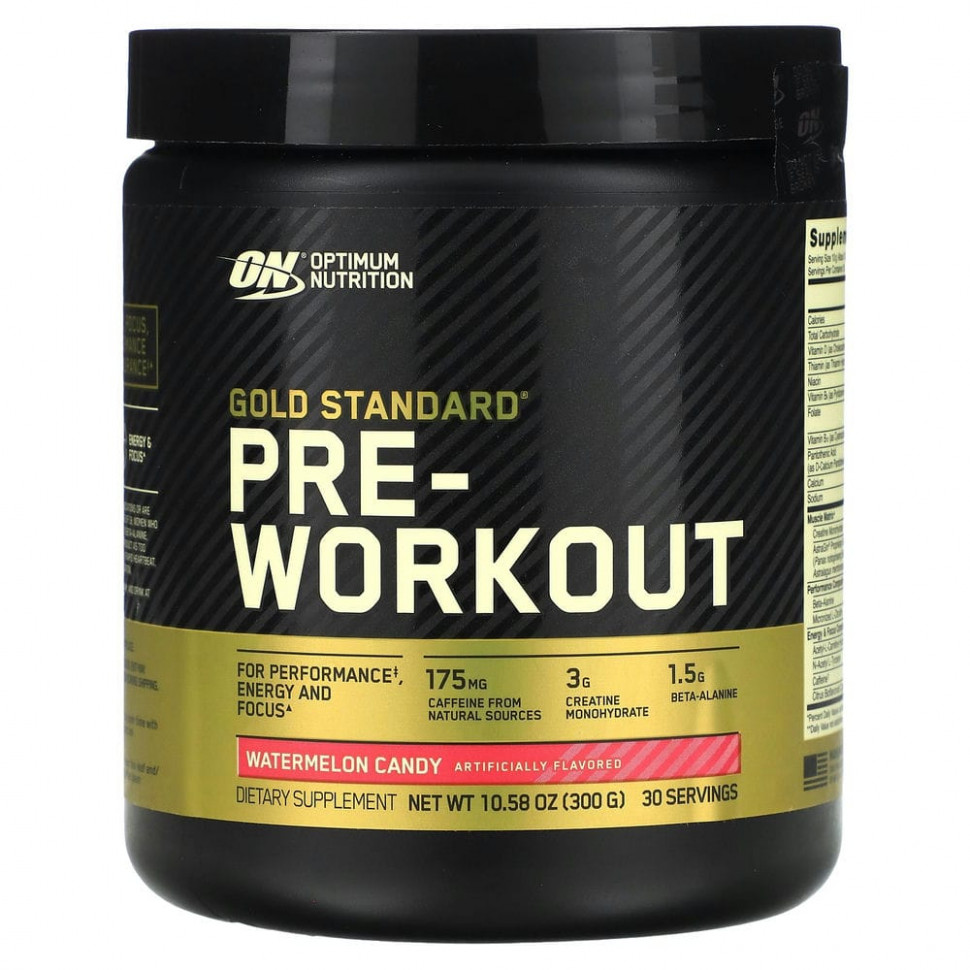  Optimum Nutrition, Gold Standard Pre-Workout,  , 300  (10,58 )    -     , -, 