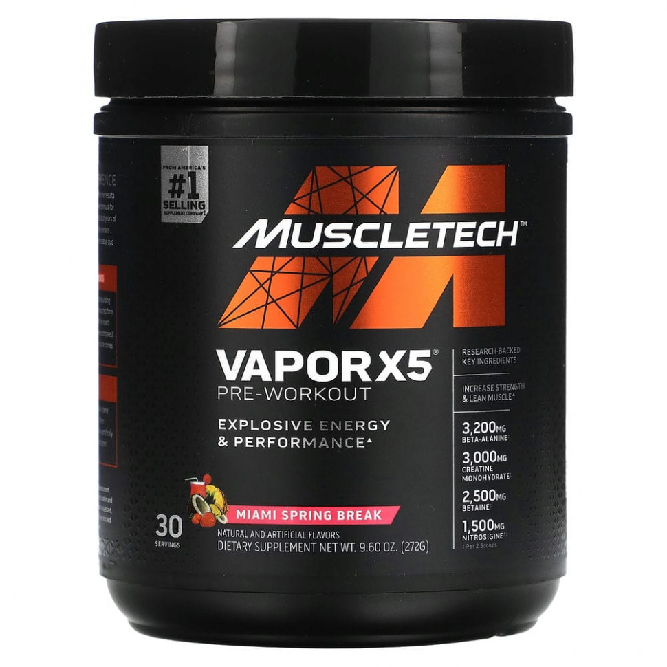  Muscletech, VaporX5, Next Gen,  ,   Miami Spring Break, 272  (9,60 )    -     , -, 