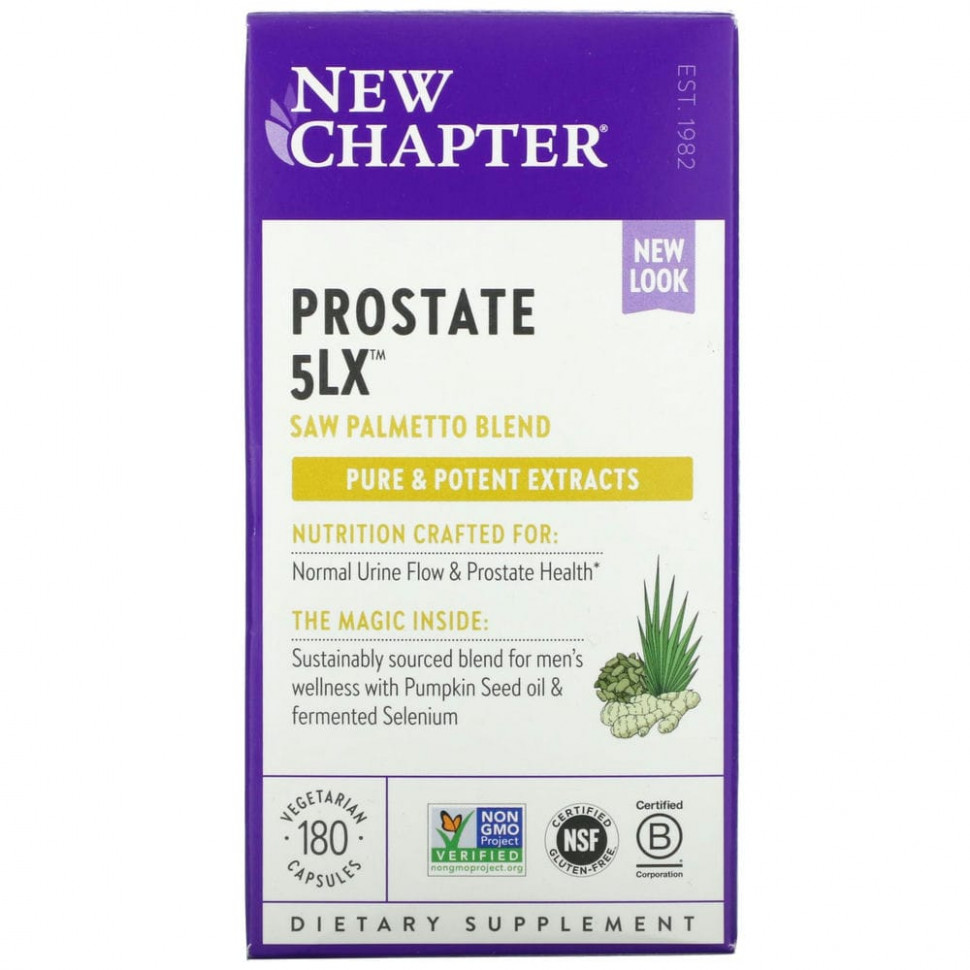  New Chapter, Prostate 5LX, 180      -     , -, 