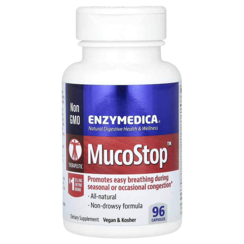  Enzymedica, MucoStop, 96     -     , -, 