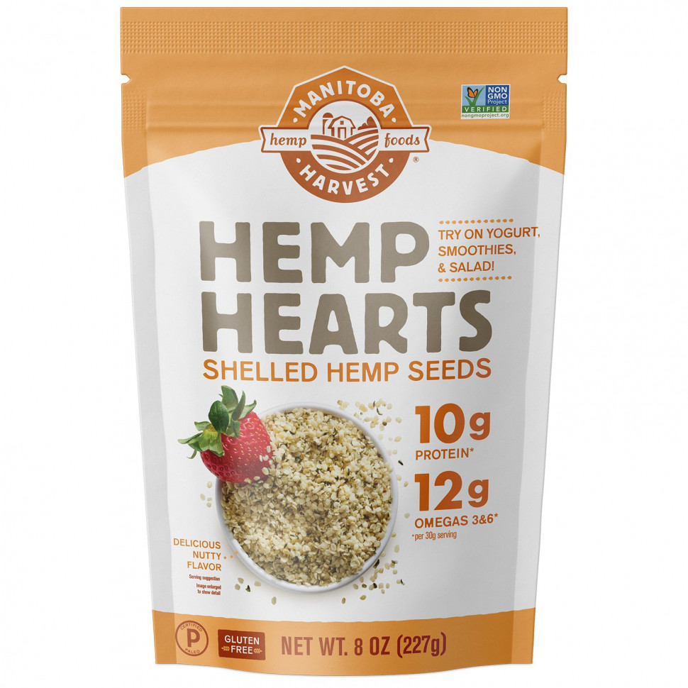  Manitoba Harvest, Hemp Hearts,   ,   , 227  (8 )    -     , -, 