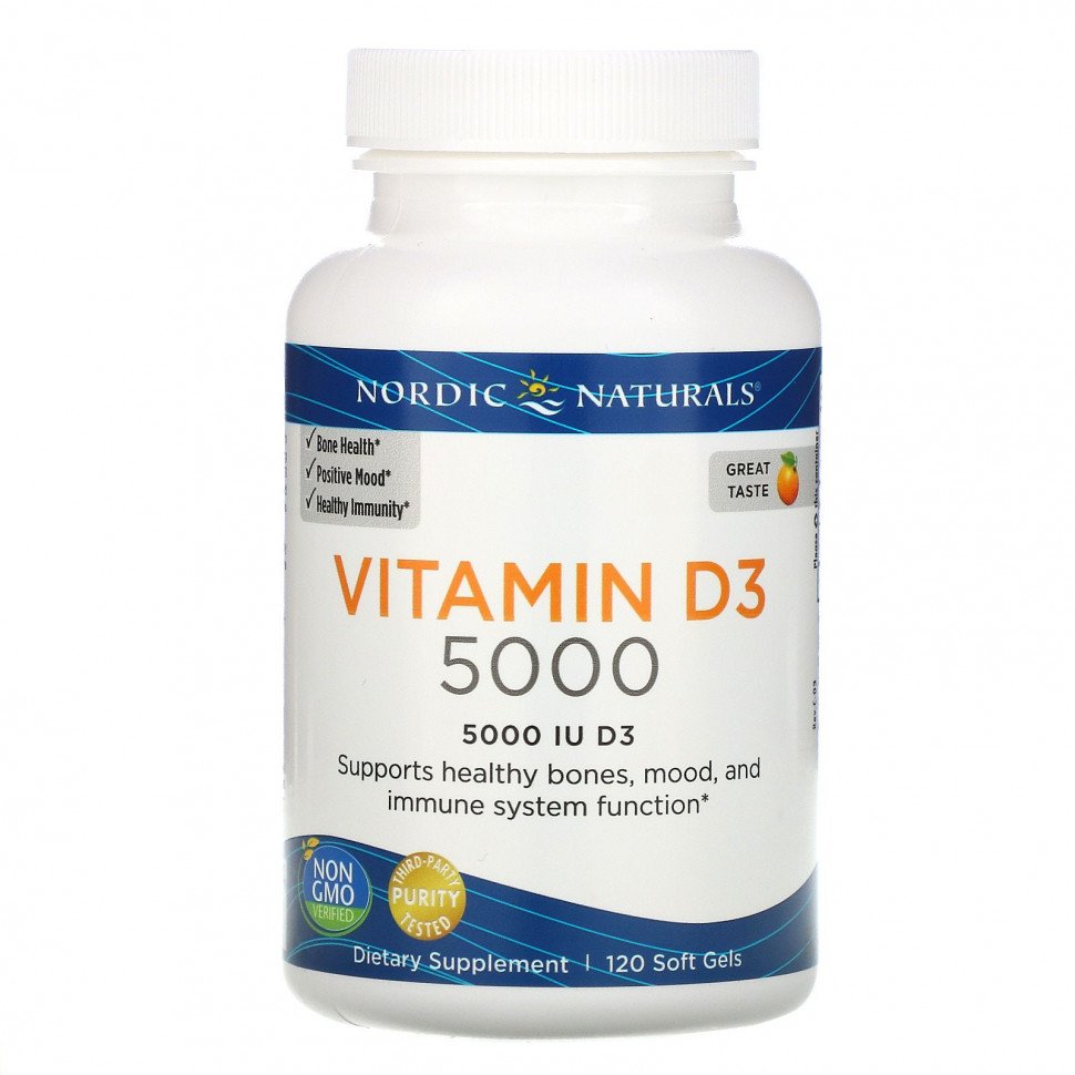  Nordic Naturals,  D3 5000,   , 5000 , 120       -     , -, 