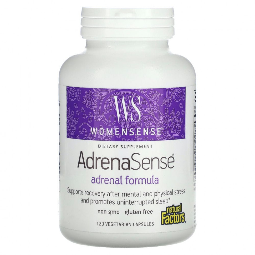  Natural Factors, WomenSense, AdrenaSense,   , 120      -     , -, 