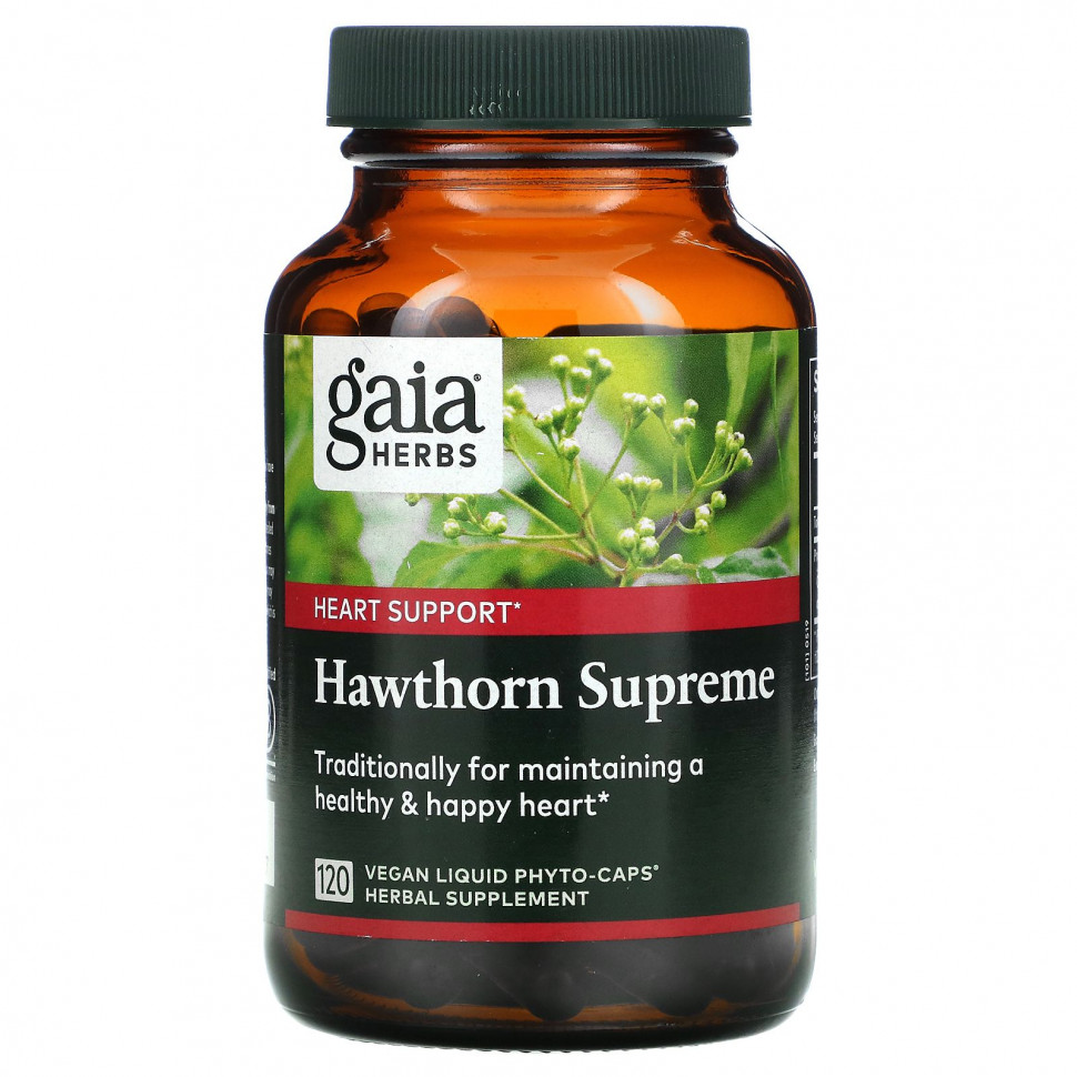 ���� Gaia Herbs, Hawthorn Supreme, 120 ��������� ������ ����������  Iherb (������) ������ ������