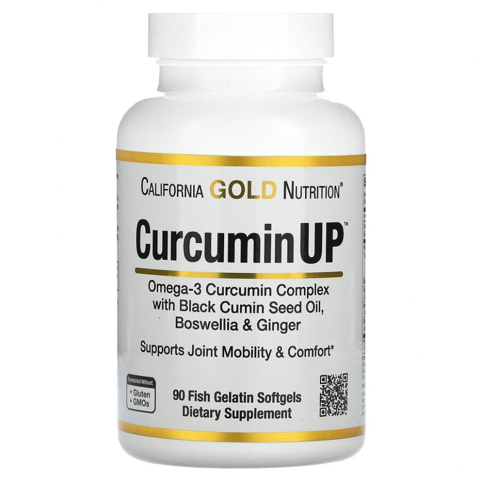  California Gold Nutrition, Curcumin UP,   -3  ,       , 90        -     , -, 