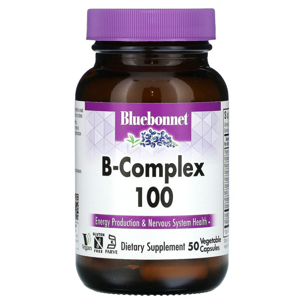  Bluebonnet Nutrition, B-Complex 100,   B, 50      -     , -, 