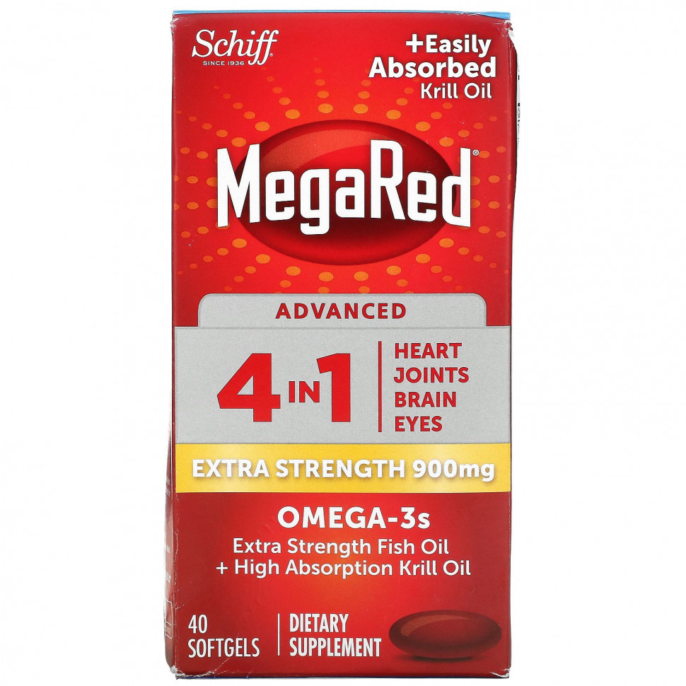  Schiff, MegaRed,  -3  4  1,   , 900 , 40    Iherb ()  