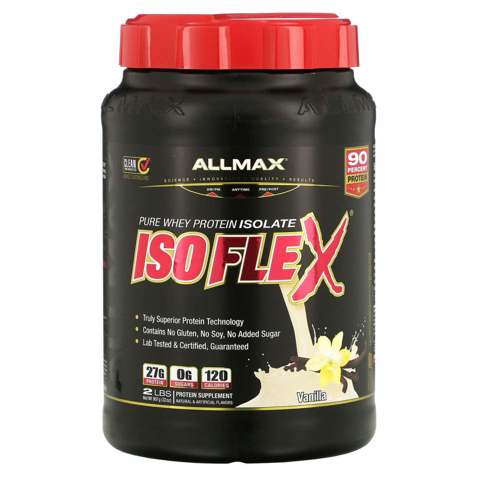  ALLMAX Nutrition, Isoflex, 100%-     (     ), , 2  (907 )    -     , -, 