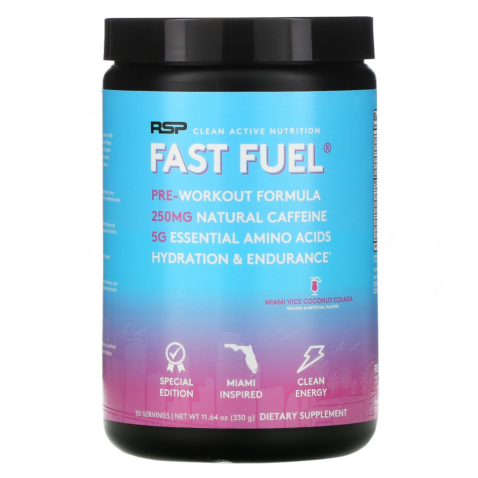  RSP Nutrition, Fast Fuel,   ,    ,     Miami Vice, 330  (11,64 )    -     , -, 