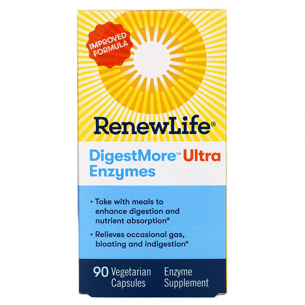  Renew Life, DigestMore Ultra Enzymes, 90      -     , -, 