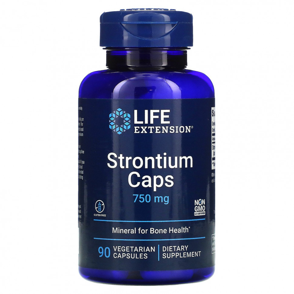  Life Extension, Strontium Caps (  ),    , 250 , 90      -     , -, 