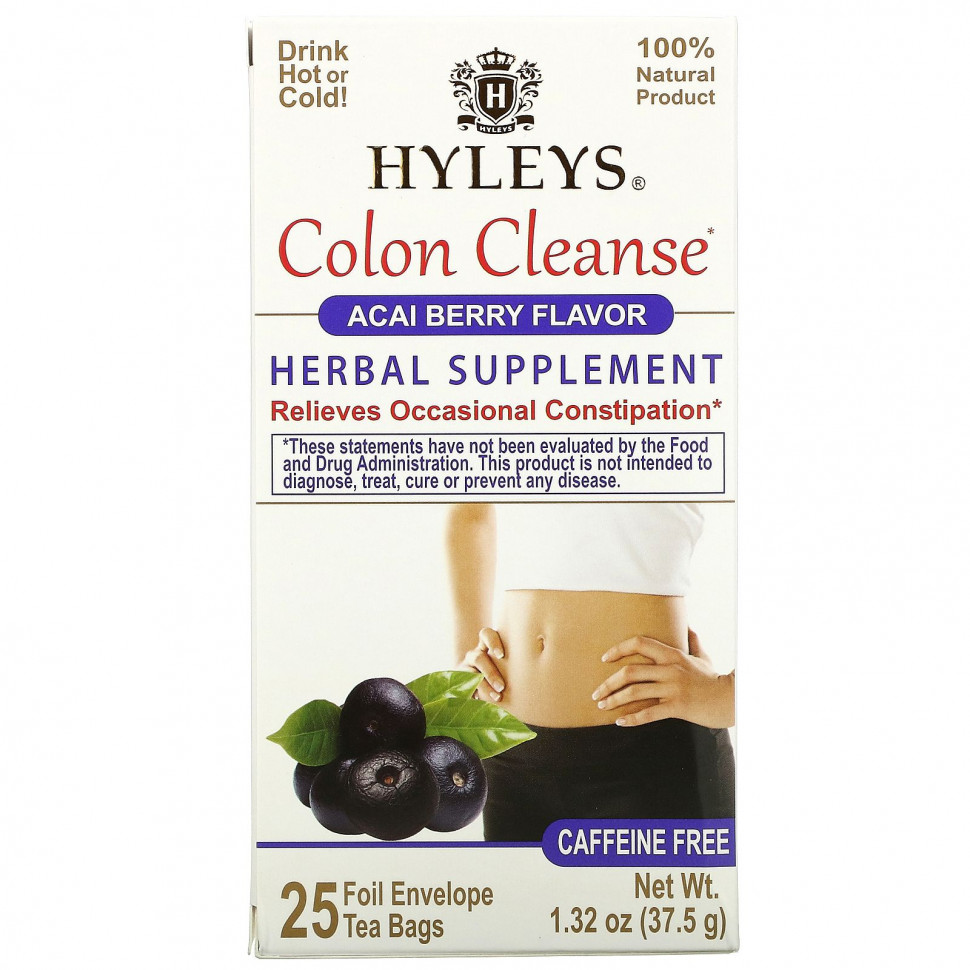  Hyleys Tea, Colon Cleanse,  ,  , 25     ,  1,5  (0,05 )    -     , -, 