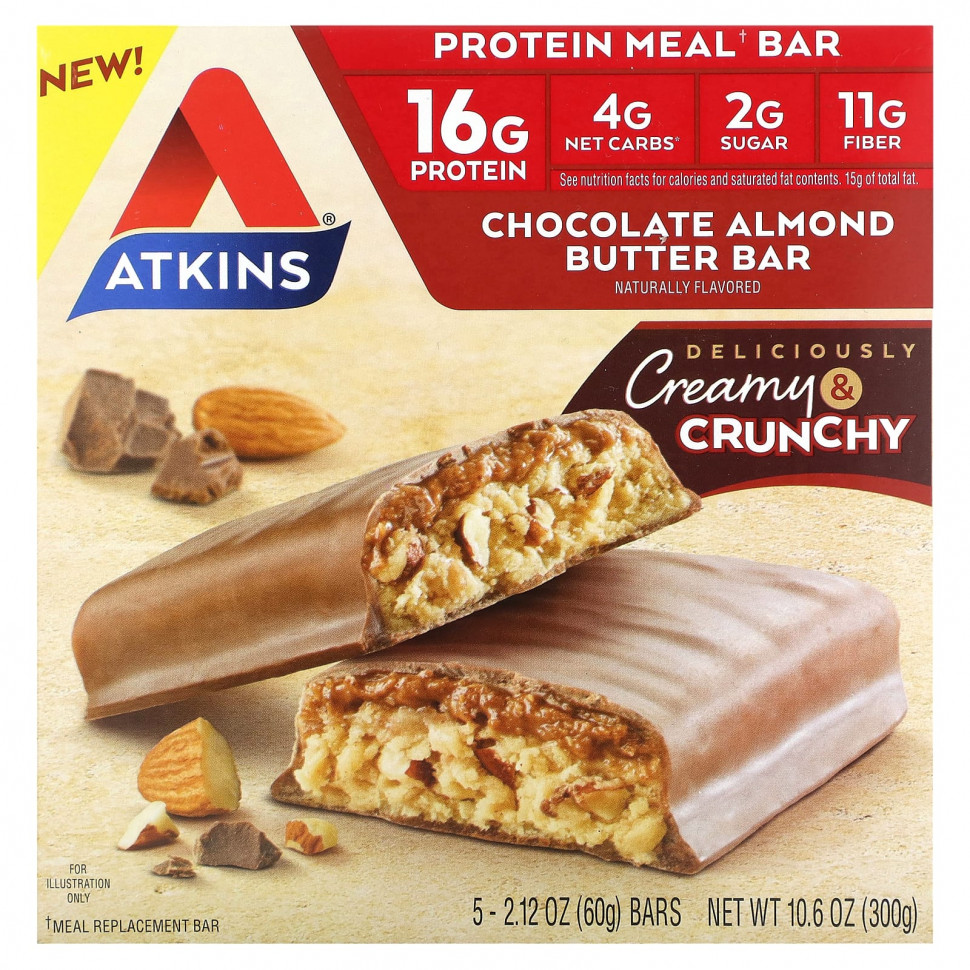  Atkins, Protein Meal Bar,      , 5   60  (2,12 )    -     , -, 