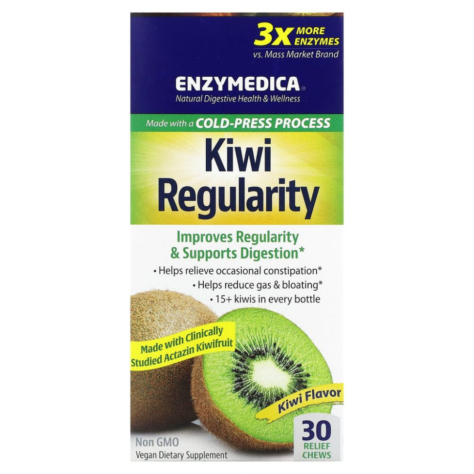  Enzymedica, Kiwi Regularity,  , 30         -     , -, 