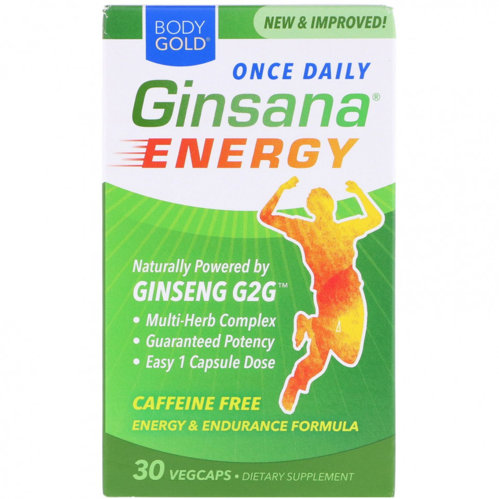  BodyGold, Ginsana Energy,  , 30      -     , -, 