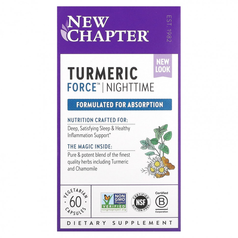  New Chapter, Turmeric Force,    , 60      -     , -, 