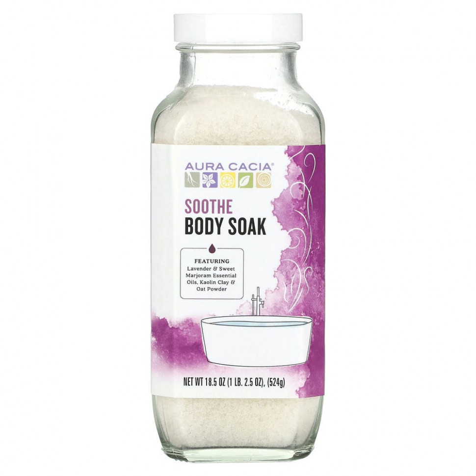  Aura Cacia, Body Soak, Soothe, 524  (18,5 )    -     , -, 