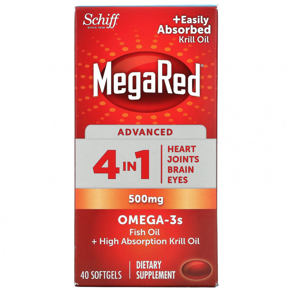  Schiff, MegaRed, Advanced 4  1 -3, 500 , 40    Iherb ()  