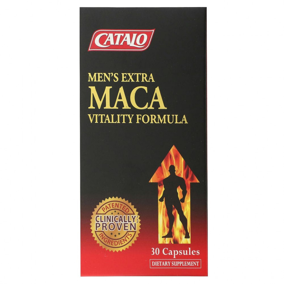  Catalo Naturals, Men's Extra Maca Vitality Formula, 30     -     , -, 