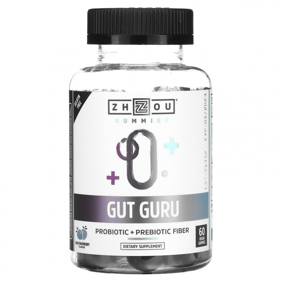  Zhou Nutrition, Gut Guru,  , 60       -     , -, 