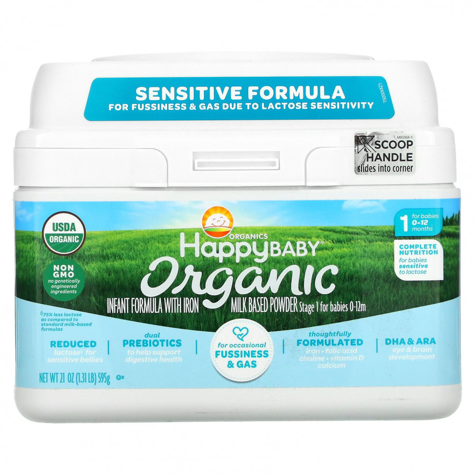 ���� Happy Family Organics, Organics Happy Baby, ����� ��� ��������� � �������, ���� 2, 0�12 �������, 595 � (21 �����)  Iherb (������) ������ ������