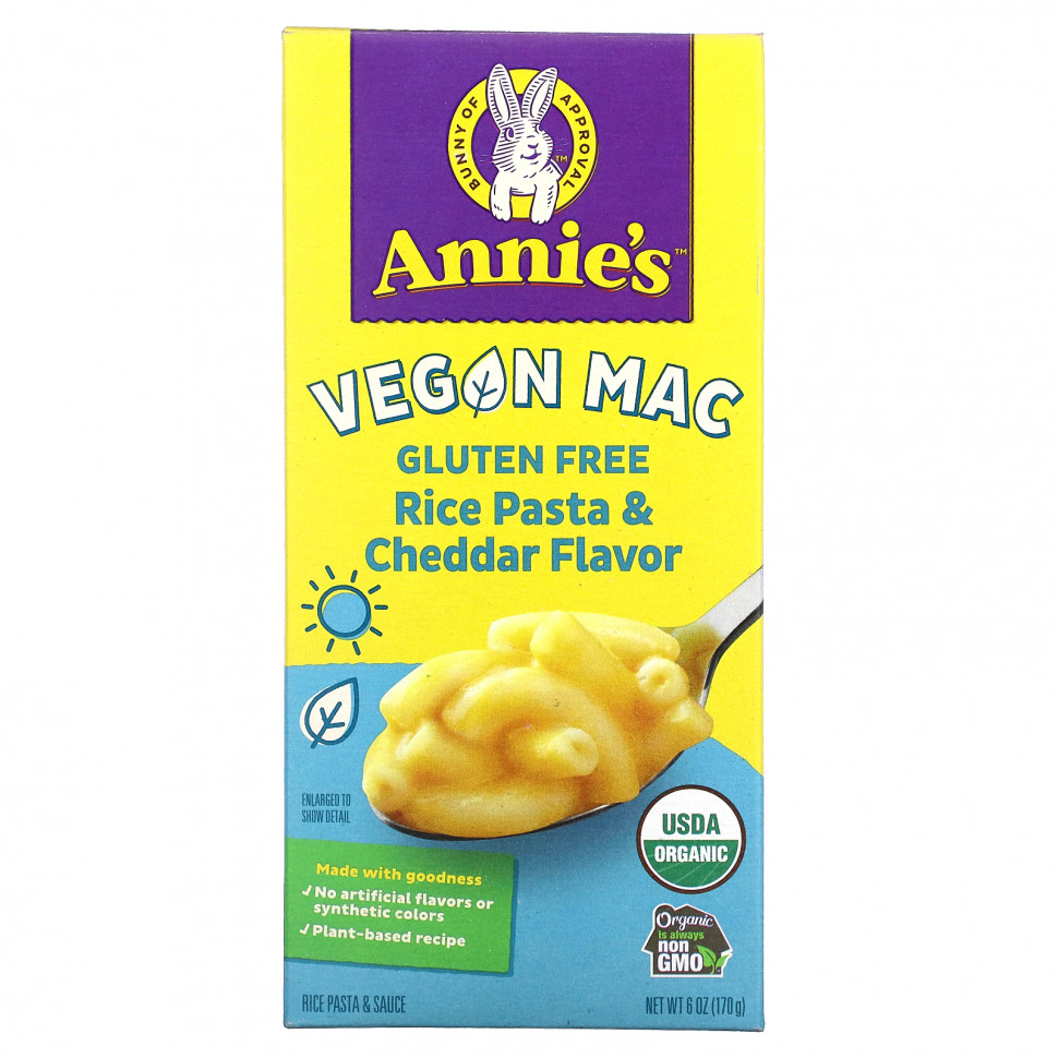  Annie's Homegrown, Vegan Mac,    ,  , 170  (6 )    -     , -, 