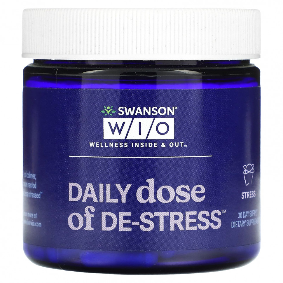  Swanson WIO,   De-Stress, 30     -     , -, 