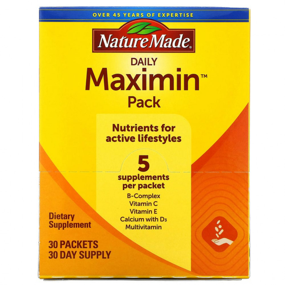  Nature Made, Daily Maximin Pack,   , 6   , 30     -     , -, 