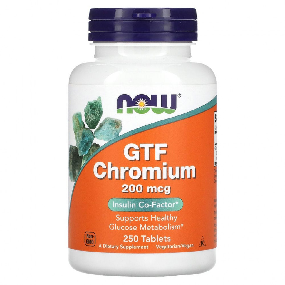  NOW Foods, GTF Chromium, 200 , 250     -     , -, 