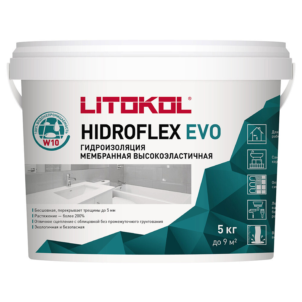 ���� ������������� ���������� Litokol Hidroflex 5 ��   ������ ������