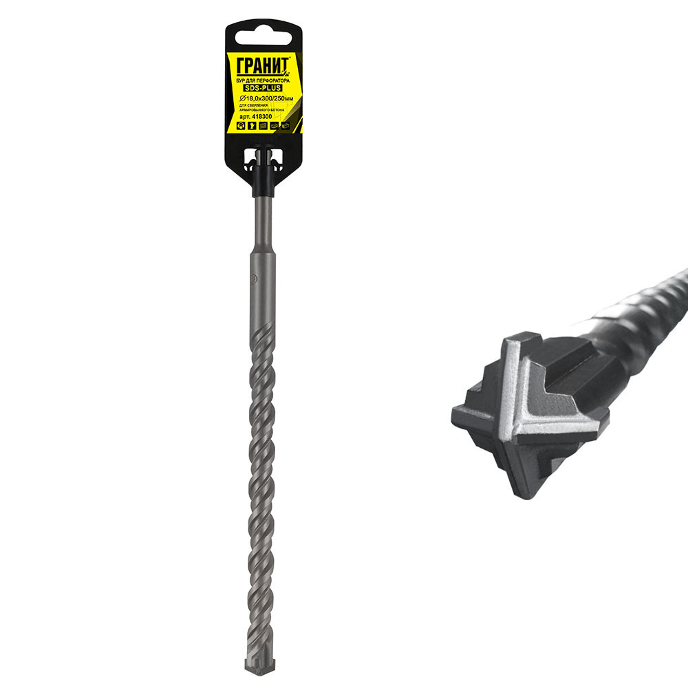 ���� ��� SDS-plus ������ Quadro-X 18�300 �� (418300)   ������ ������