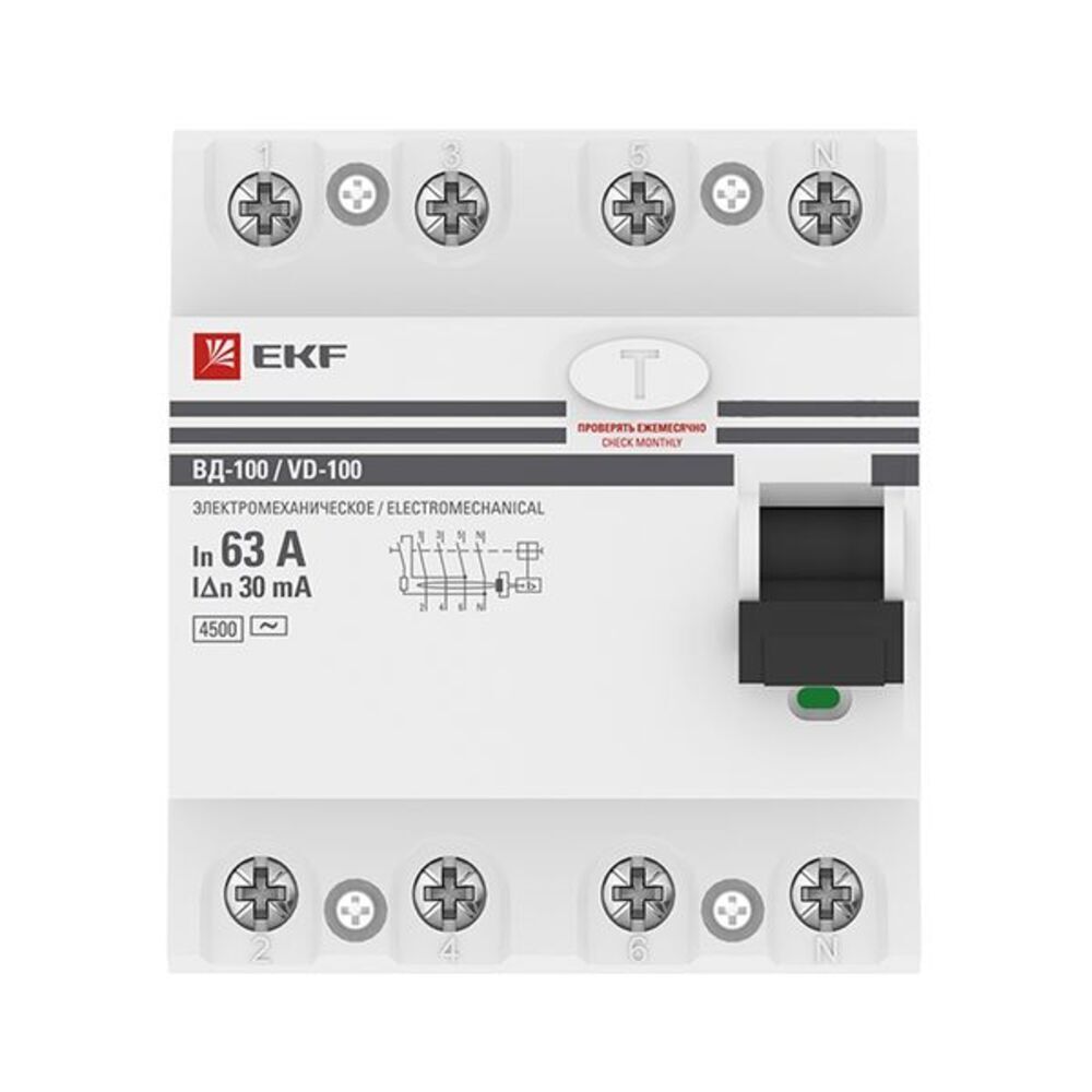 ���� ��� EKF PROxima ��-100N 63� 4P ��� AC 30 �� 6 �� (E1046M6330)   ������ ������