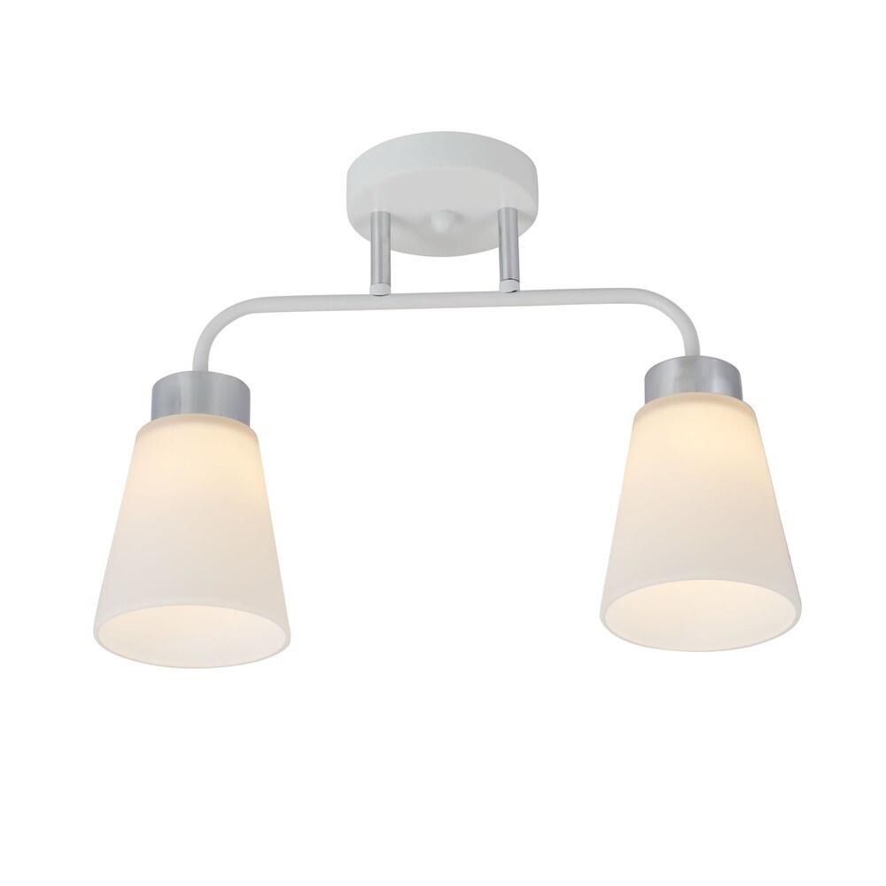 ���� ������ ���������� Schaffner Fattore E27 80 �� 12 ��.� (4555-2 WH-CR)   ������ ������