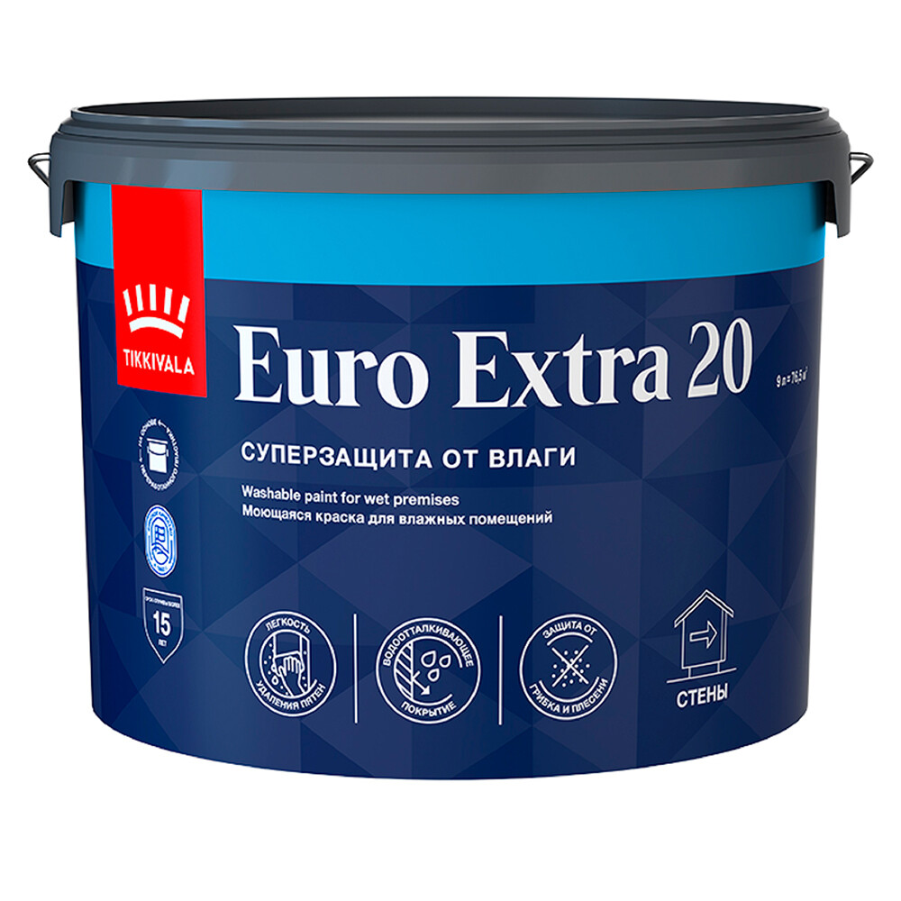 ���� ������ �������� Tikkurila/Tikkivala Euro Extra 20 ���� � ����� 9 �   ������ ������