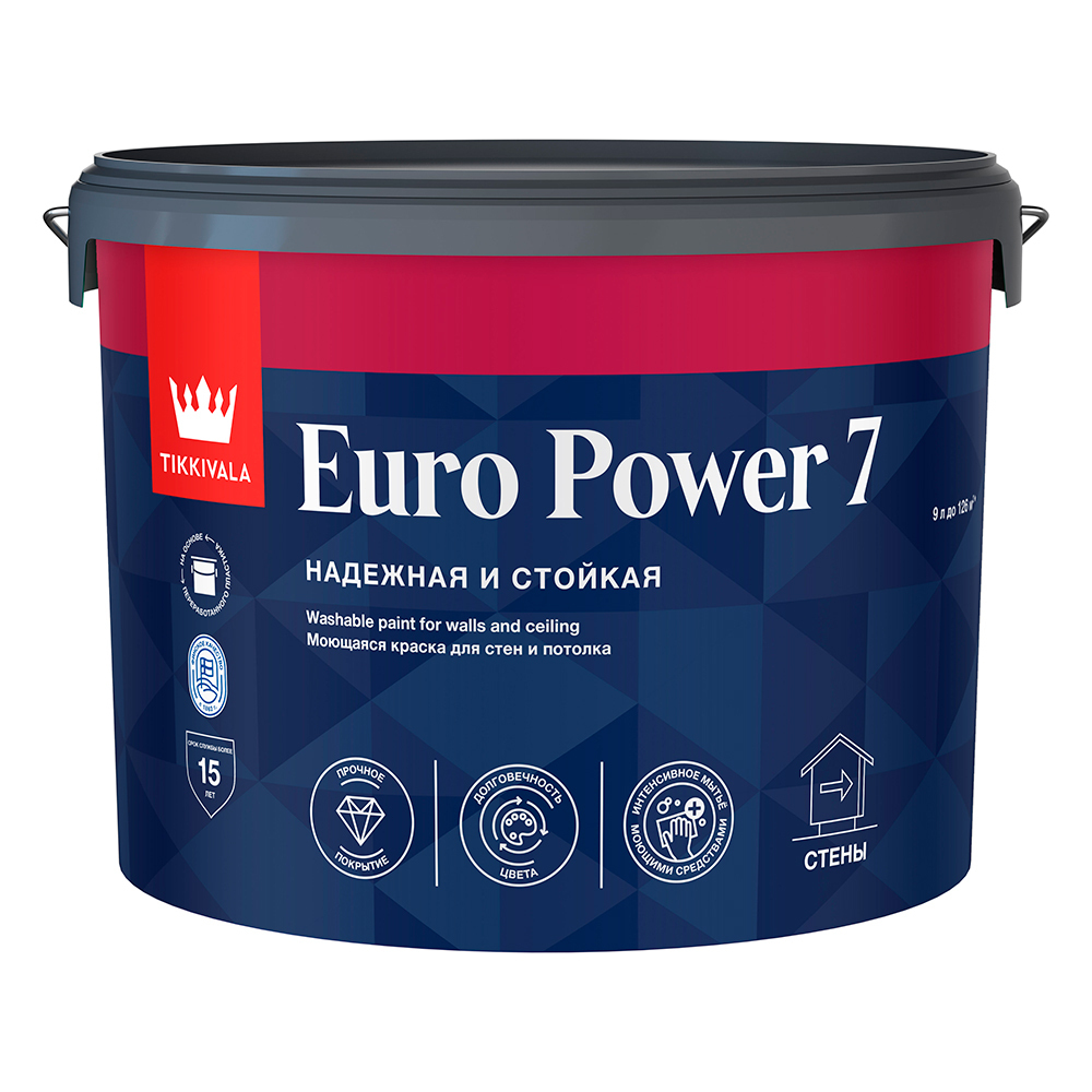 ���� ������ �������� Tikkurila/Tikkivala Euro Power 7 ���� � ���������� 9 �   ������ ������