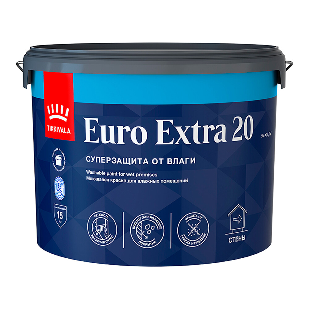 ���� ������ �������� Tikkurila/Tikkivala Euro Extra 20 ���� � ���������� 9 �   ������ ������