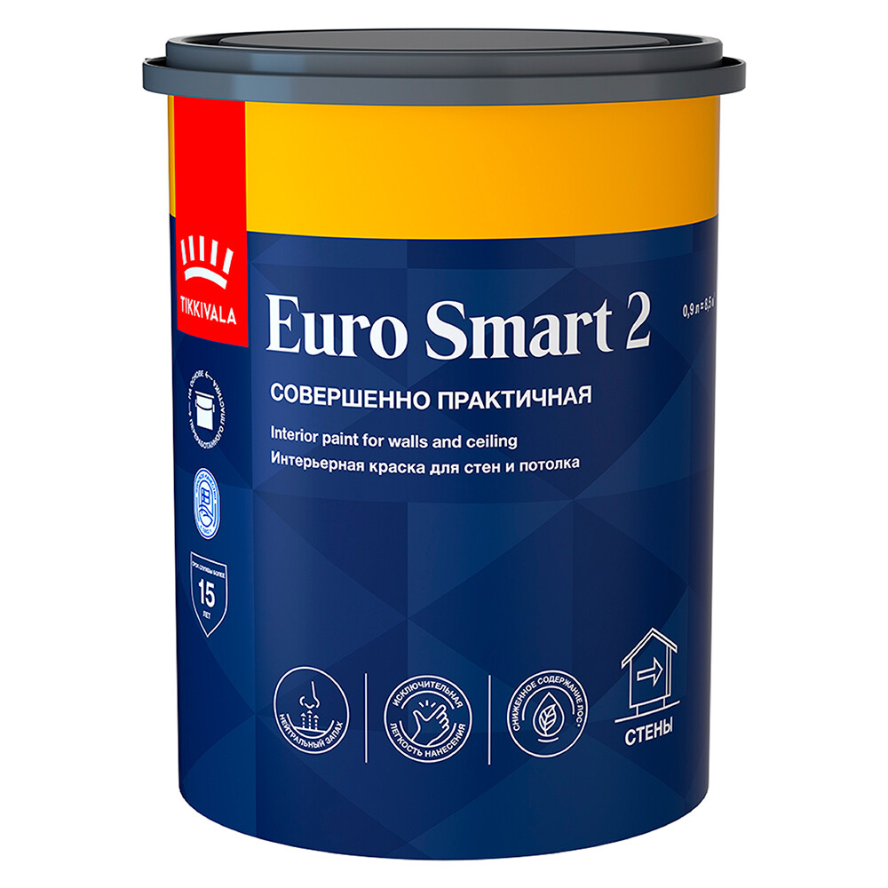 ���� ������ ����������� Tikkurila/Tikkivala Euro Smart 2 ���� � ����� 0,9 �   ������ ������