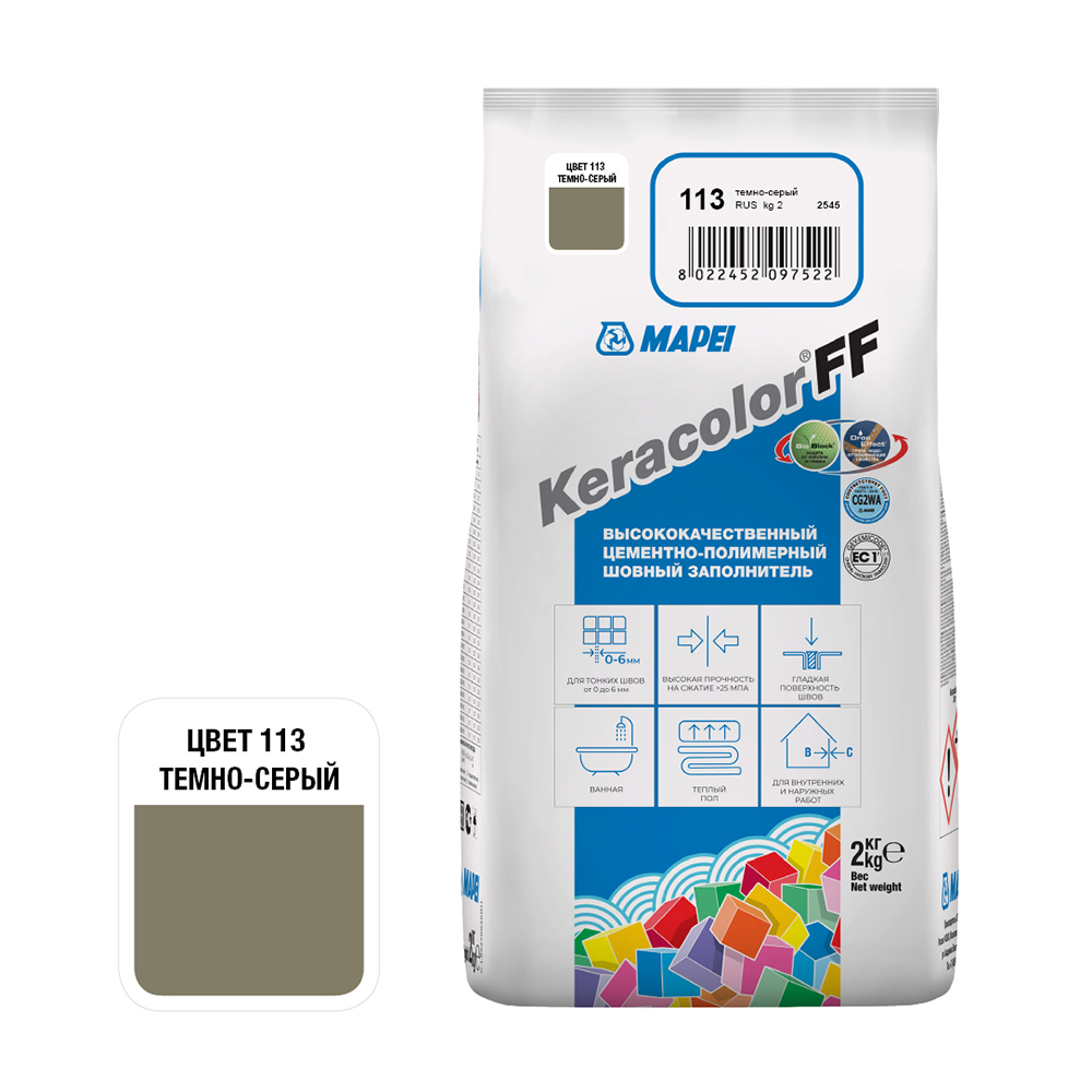 ���� ������� ��������� Mapei Keracolor FF 113 �����-����� 2 ��   ������ ������
