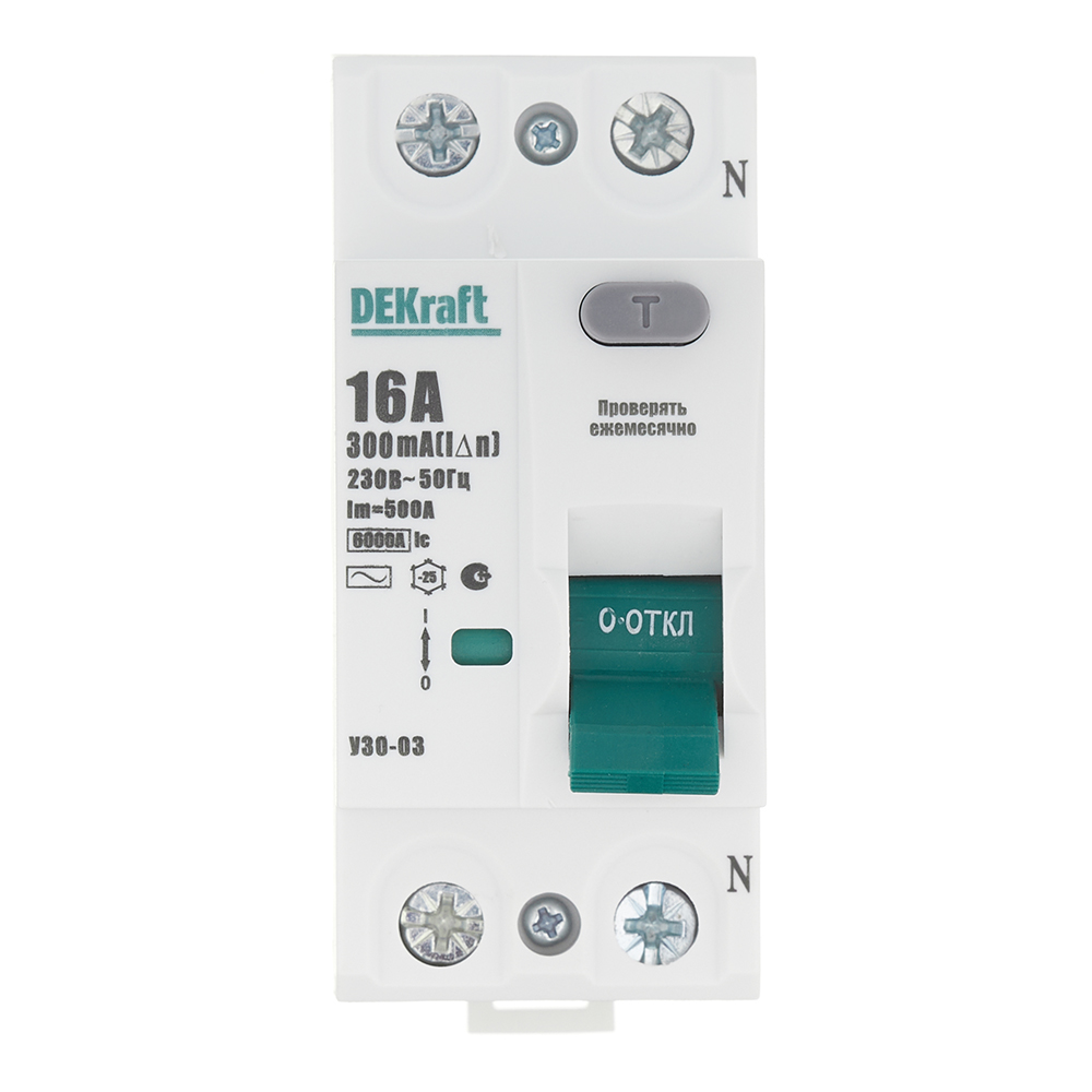 ���� ��� Dekraft ���-03 16� 1P+N ��� AC 300 �� 6 �� ���������� (14067DEK)   ������ ������