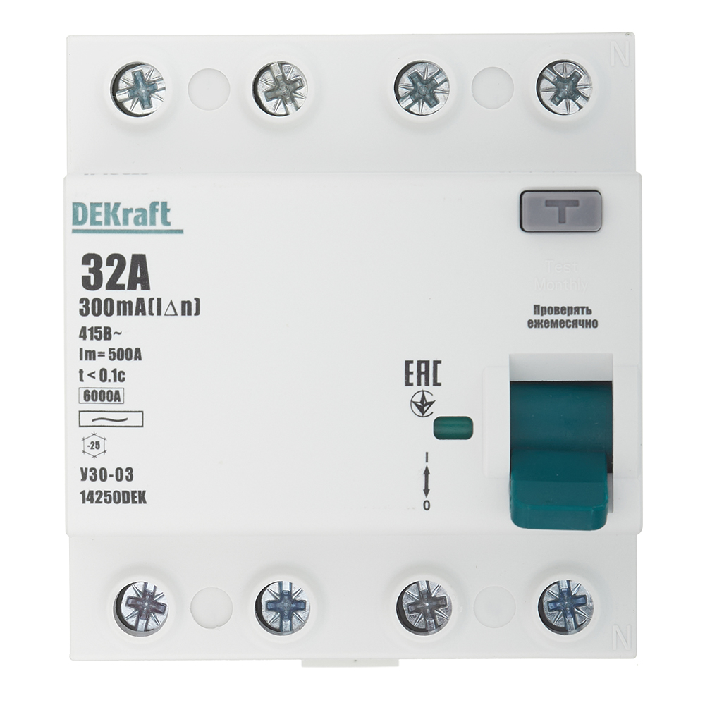 ���� ��� Dekraft ���-03 32� 3P+N ��� AC 300 �� 6 �� ���������� (14250DEK)   ������ ������